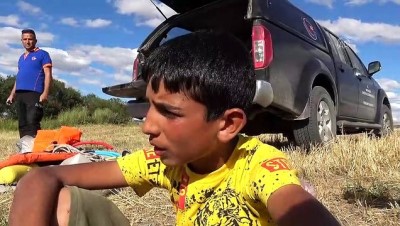piknik alani - Yüzdükleri suda kaybolan 2 çocuk için başlatılan arama çalışmasına ara verildi - KARS Videosu