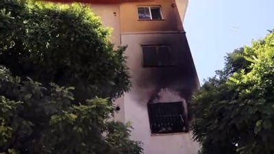 madde bagimlisi - Annesinin evini ateşe verip kaçtığı ileri sürülen şüpheli aranıyor - ADANA Videosu