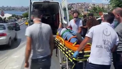  Beyoğlu’nda aracın çarptığı yaşlı adam yaralandı