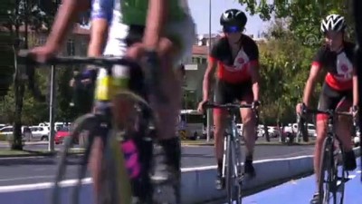 bisiklet yolu - Bisiklet yolunda ilk pedal basıldı - ANKARA Videosu