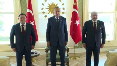 beko - Cumhurbaşkanı Erdoğan, Kırgızistan Meclis Başkanı Cumabekov’u kabul etti - İSTANBUL Videosu