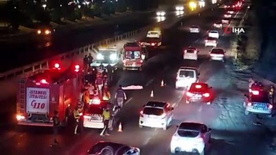  Yolun karşısına geçmek isteyen vatandaşa üç otomobil birden çarptı: 1 ölü