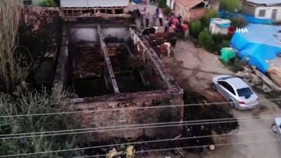 aktuel -  Ahırda çıkan yangında 8 hayvan telef oldu Videosu