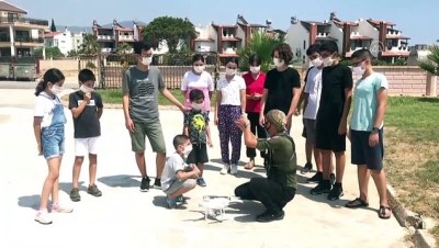 oyaca - Eğitim verilen çocuklar ilk kez drone uçurmanın heyecanını yaşıyor - MERSİN Videosu