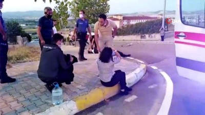 aktuel -  Freni boşalan kamyon otomobile çarptı: 5 yaralı Videosu