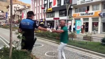 hassasiyet -  Bayburt polisinden korona virüs denetimi Videosu