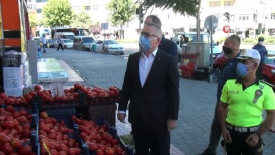 ali il -  Korona virüs vakalarının arttığı Niğde’de vali ve belediye başkanı denetleme yaptı Videosu