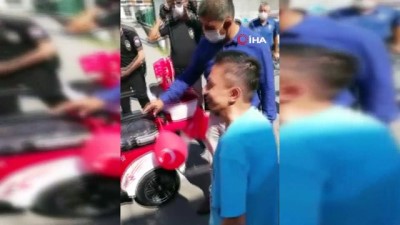 emniyet muduru -  NF hastası İhsan’ın hayali gerçek oldu Videosu