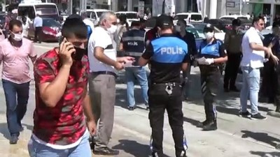 Polis ekipleri maske denetimi yaptı - MUŞ