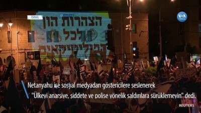 yolsuzluk - Binlerce İsrailli Netanyahu’yu Protesto Etmek İçin Sokaklardaydı Videosu