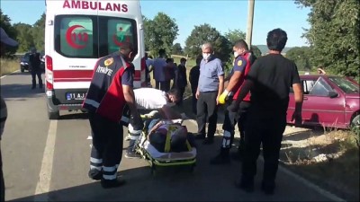 Cenaze dönüşü kaza yapan araçtaki 5 kişi yaralandı - BİLECİK