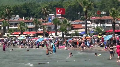 yuzme -  Denizde yüzecek yer kalmayınca Azmak’ta yüzdüler Videosu