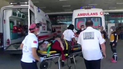 ilk mudahale -  Düzce'de otomobiller kafa kafaya çarpıştı: 3 yaralı Videosu