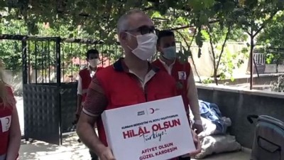 kurban kesimi - Türk Kızılay kurban eti dağıttı - KAYSERİ Videosu