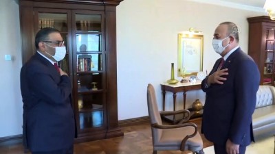 misyon - Dışişleri Bakanı Çavuşoğlu'nun kabulleri - ANKARA Videosu