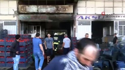misyon -  Diyarbakır Sebze ve Meyve Hali'nde yangın Videosu