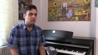egitim fakultesi - Otizmli Onur, müzik öğretmeni olmak için 'ilk 800 bin şartı'nın kaldırılmasını istiyor - İZMİR Videosu