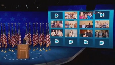 baskan adayi -  - ABD'de Joe Biden Demokrat Parti'nin resmen başkan adayı Videosu