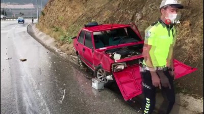 direksiyon -  Bilecik'te trafik kazası:1 kişi yaralandı Videosu