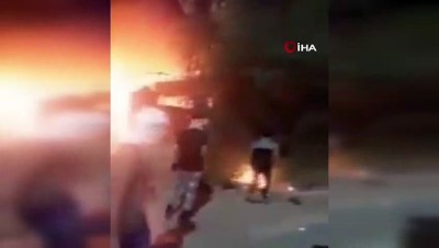 molotof kokteyli -  - Irak’ta göstericiler meclis ofisini ateşe verildi Videosu