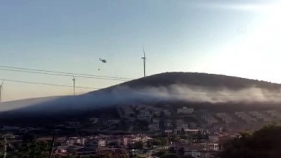 orman yangini - Çeşme'de orman yangını (1) - İZMİR Videosu