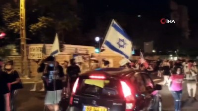 polis mudahale -  - Kudüs’teki Netanyahu karşıtı protestolarda göstericilere polis müdahalesi Videosu