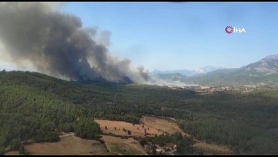 yukselen -  Serik'te orman yangını Videosu