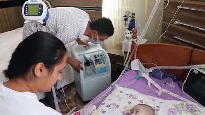 SMA hastası Umut Kayra'nın ailesinin ilaç mutluluğu - ADANA