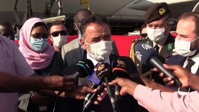 kargo ucagi - Türkiye'den Sudan'a tıbbi yardım - HARTUM Videosu