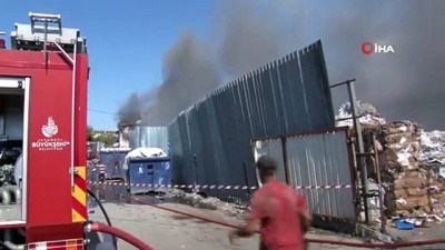 basin mensuplari -  - Ümraniye'de hurdalık alan alev alev yandı Videosu