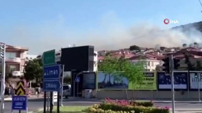  Ünlü tatil merkezi Çeşme'de yangın