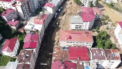 (DRONE) Dereli'deki hasar bölgesi havadan görüntülendi - GİRESUN