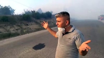 Kozan'daki orman yangını - Bazı evler tahliye edildi (2) - ADANA