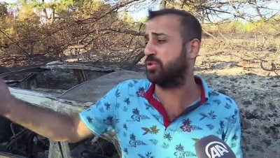 sondurme tupu - Seferihisar'da otluk alanda çıkan yangında yaklaşık 50 araç yandı - Araç sahipleri - İZMİR Videosu