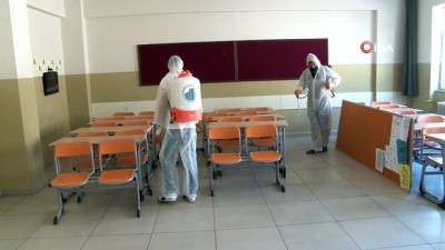 belediye baskani -  Başkentte okullar dezenfekte ediliyor Videosu