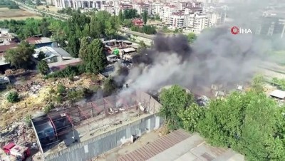  Bursa'da geri dönüşüm tesisinde büyük yangın