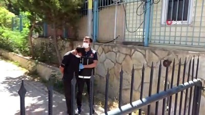polis merkezi -  Alanya’da uyuşturucu ticareti yapılan eve baskın Videosu