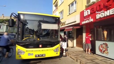 polis ekipleri -  Bursa'da yolcu otobüsünde faciadan dönüldü...O anlar kamerada Videosu