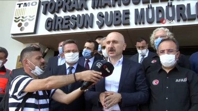  Ulaştırma Bakanı Karaismailoğlu: 'Bu afetlerin yaşanmaması için daha ciddi tedbirler alacağız'
