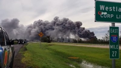 kasirga -  - Louisiana’da kimya tesisinde yangın Videosu