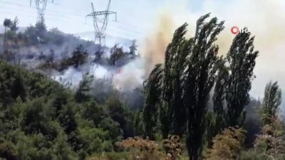 yuksek gerilim hatti -  Bursa ormanlarından yine dumanlar yükseldi Videosu