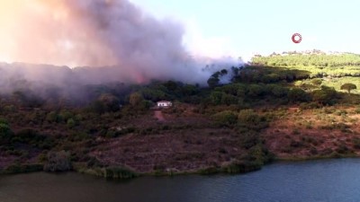  Maltepe’de korkutan orman yangını