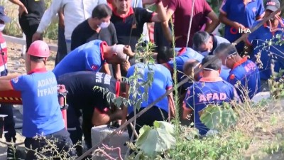  Adana'daki kuyu faciası...Karı kocanın cansız bedenleri morga kaldırıldı, 2 kişinin cansız bedenini çıkarma çalışmaları sürüyor