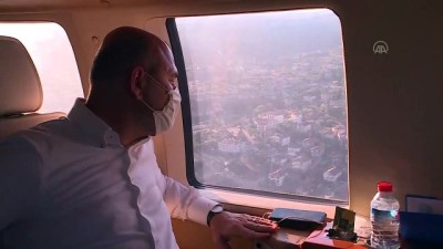 trafik denetimi - İçişleri Bakanı Soylu, havadan trafik denetimine katıldı - İSTANBUL Videosu
