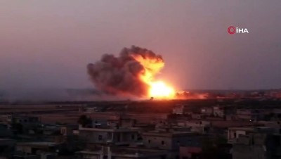 hava saldirisi -  Rus savaş uçaklarından İdlib'e hava saldırısı: 4 ölü Videosu