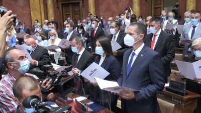meclis baskani - Sırbistan'da genel seçimlerin ardından ilk meclis oturumu yapıldı - BELGRAD Videosu