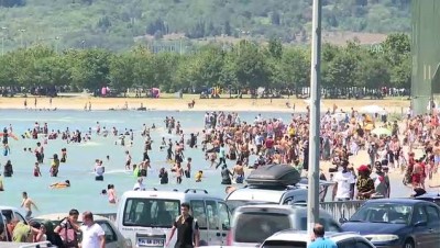 atli polis - Vatandaşlar, sahil kenarlarını tercih etti - İSTANBUL Videosu