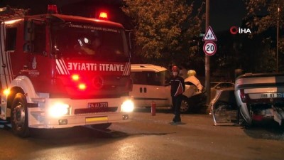 polis ekipleri -  Ataşehir'de feci kaza: 2 yaralı Videosu