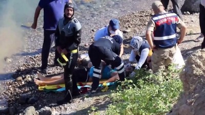 baraj goleti -  - Barajda can pazarı: 14 yaşındaki çocuk, 45 dakika sonra bulunarak hastaneye kaldırıldı Videosu