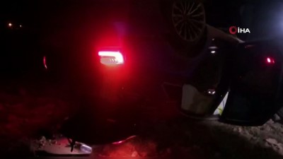 motosiklet surucusu -  İki aracın çarptığı motosiklet sürücüsü feci şekilde öldü Videosu